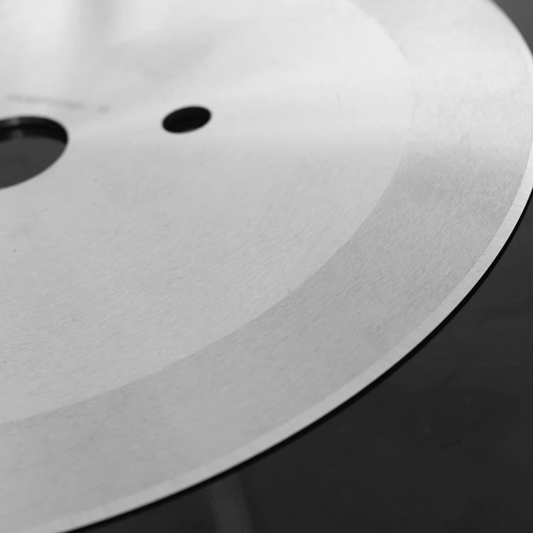 Log saw blade sharpening tissue machine paper cutting blade