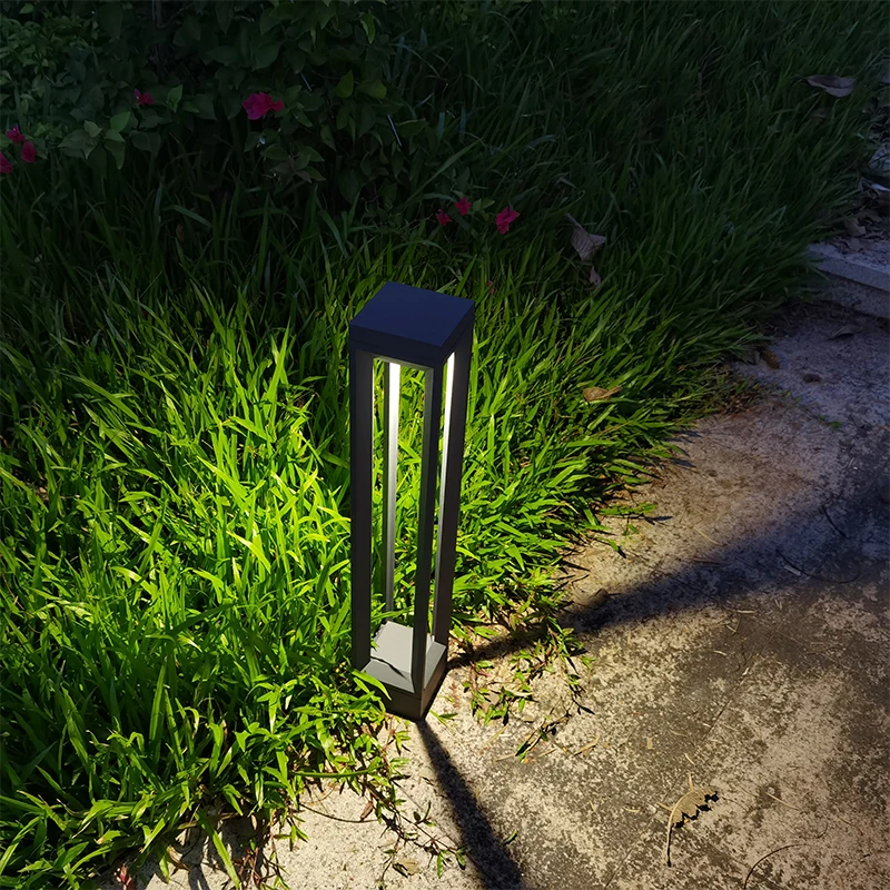 Daheng Concise Style Aluminium Waterproof IP65 10W Outdoor LED Garden Bollard Light