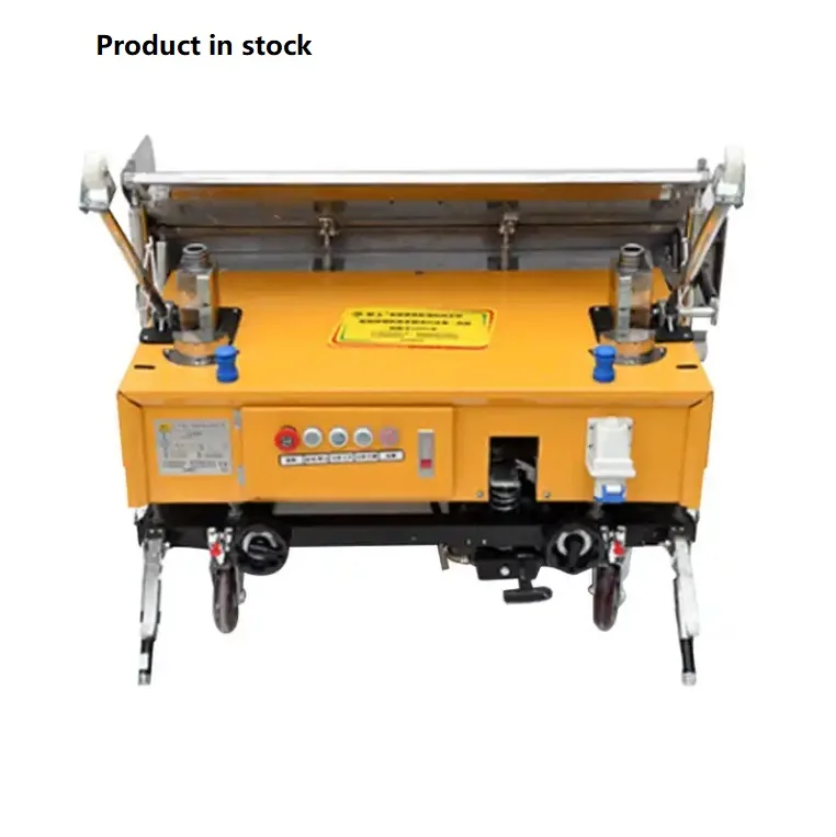 New Automatic Wall Machine Render Spray Plastering with Reliable Engine Motor Pump Components