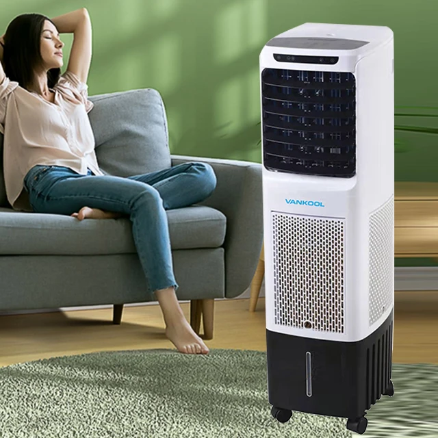 low watt air cooler 2500m3 h airflow small deser air cooling evaporative conditioner fans air cooler portable