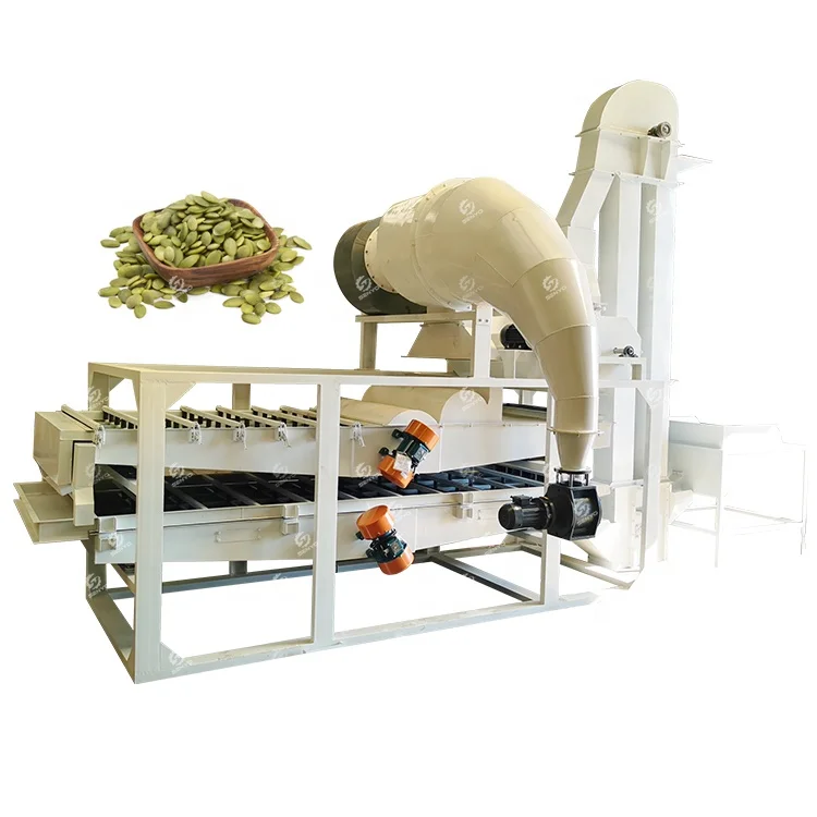 High Quality Watermelon Seed Sheller Pumpkin Seed Cleaning Shelling Separating Machine