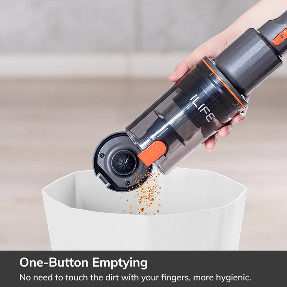 New Arrival 2200mAh Detachable Battery Powerful Suction ILIFE H11 Cordless Handheld Vacuum Cleaner