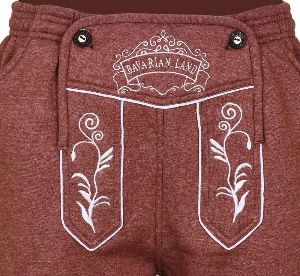 New 2020 Style Bavarian Traditional Oktoberfest Shorts Brown and Chocolate Colors in Trachten Lederhosen