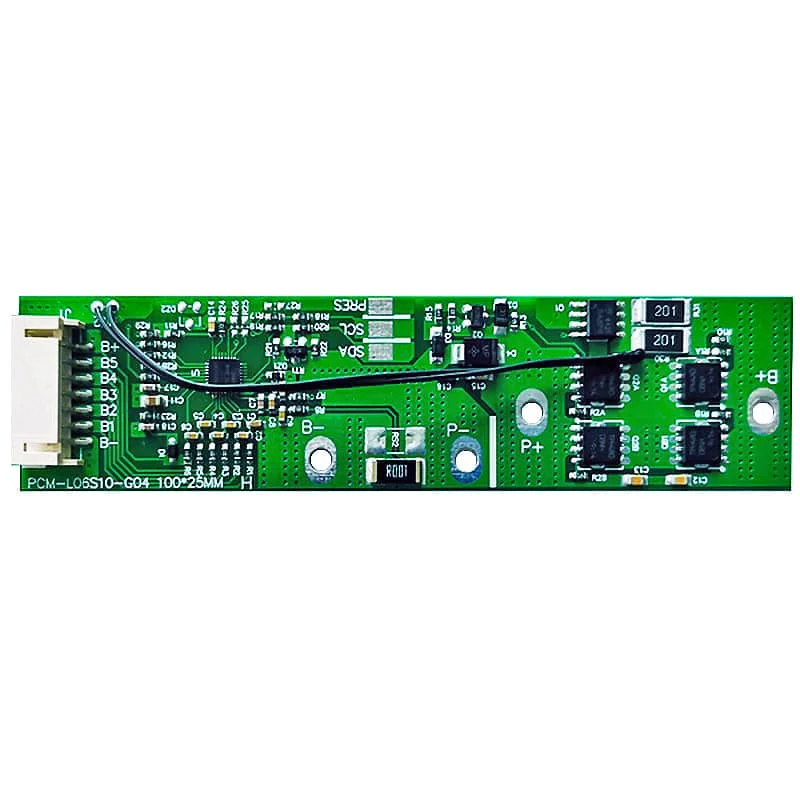 6s 24V 10a BMS Product Manufactur for 21.6V 22.2V Lithium ion Batteries 18V 19.2V LiFePO4 Battery Packs with SMBus Bluetooth
