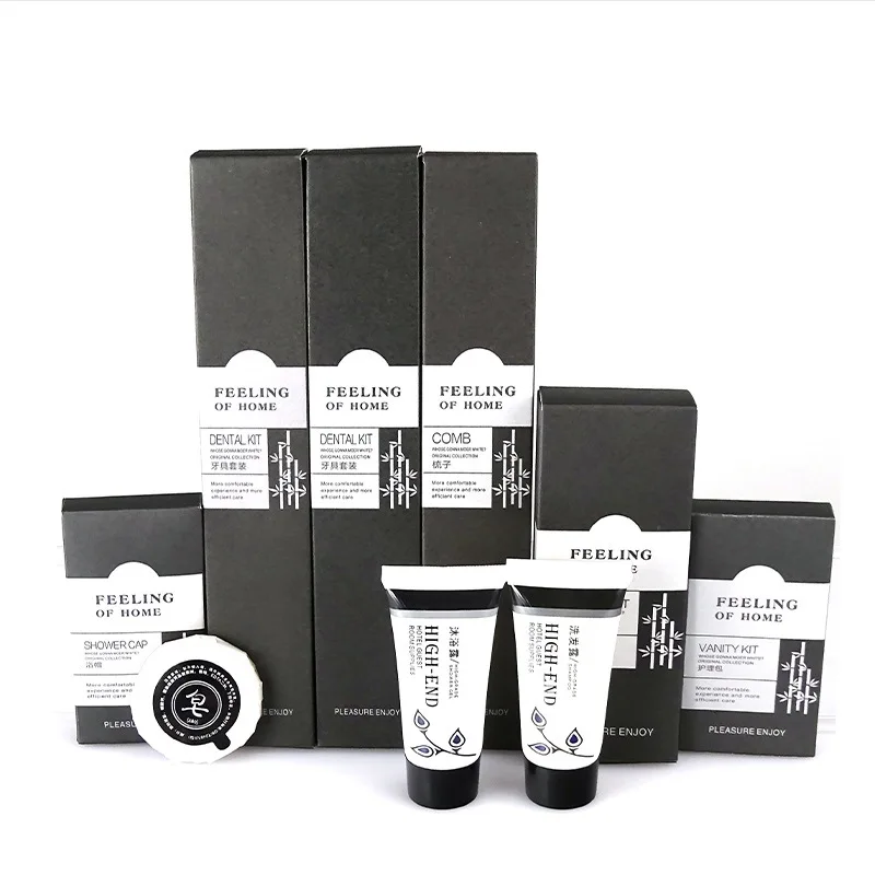 Wholesale Cheap Disposable Wash Toiletries Dental Set Luxury Hotel Guestroom Amenity Kits