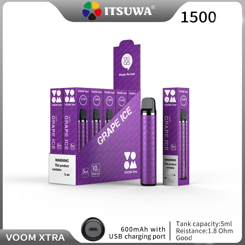 
Itsuwa Voom Xtra Ecig Vape Pen Desechable De Vapor Elctronico Electronico Cigarro 