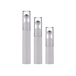 Eye Cream Bottle Syringe Airless Pump Roller Bottle Hot Sale Ready to Ship 5/10/15ML White Skin Care,eye Cream Bottle Plastic