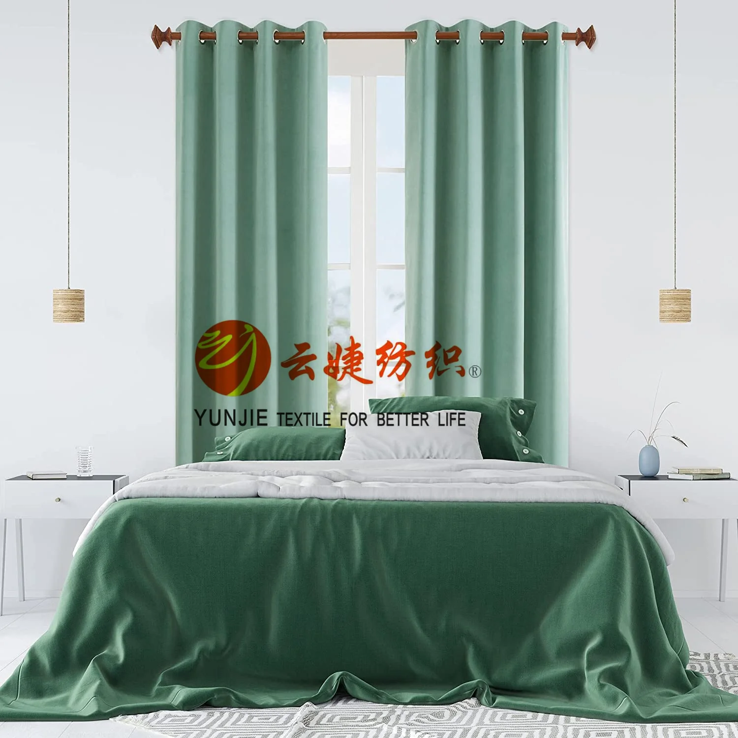 Heavy Weight 100% Polyester Microfiber Soft Velvet Curtain Fabric