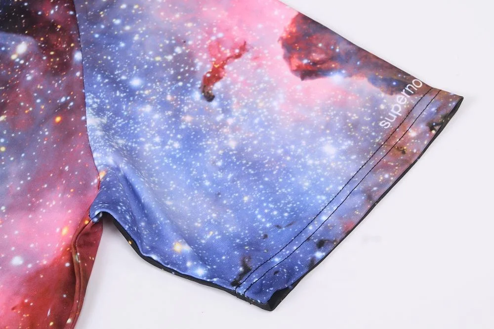 
Polyester / Cotton Anti-pilling printed short sleeve sublimation t shirt 