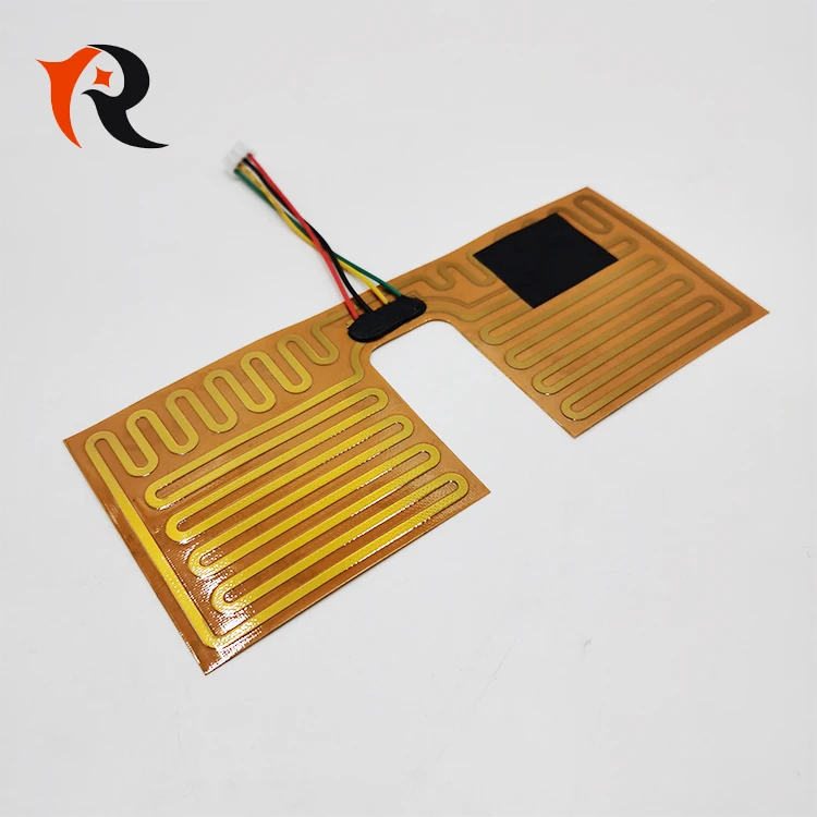 
Flexible Kapton Tape Heater with Pt100 Sensor Polyimide Heater Mat Air Heater Etched Metal Foil Electric Polyimide Film 110V 