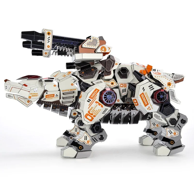 3D Metal Bear Treasure King Model Kits DIY Brain Teaser Jigsaw puzzles 3D metal Puzzle for adult Teens