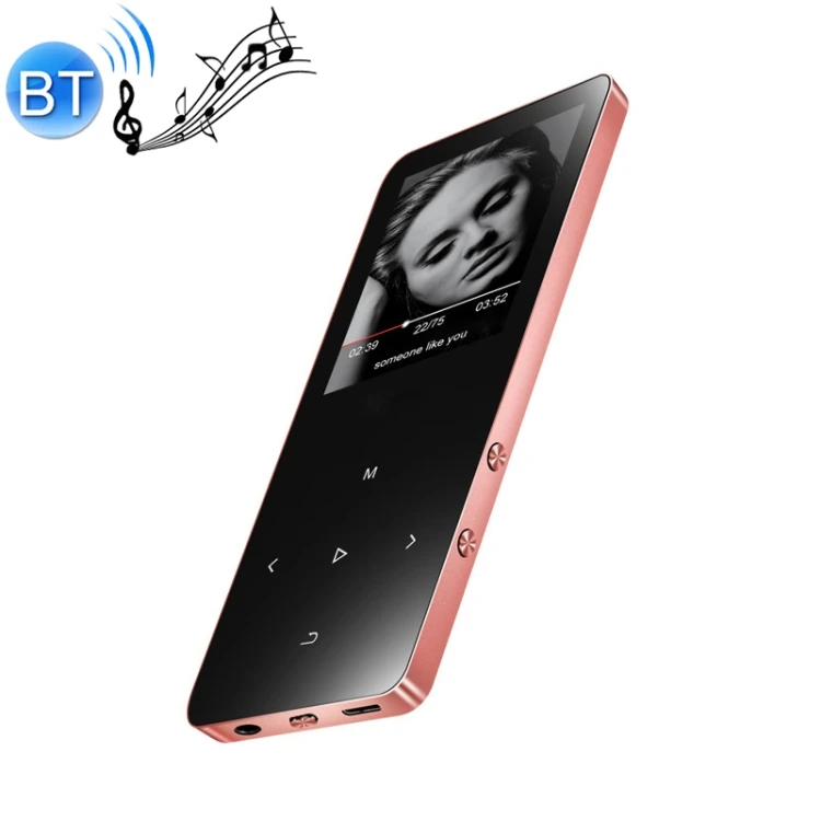  Портативный металлический Беспроводной MP3 MP4 Hifi плеер с сенсорным экраном 16
