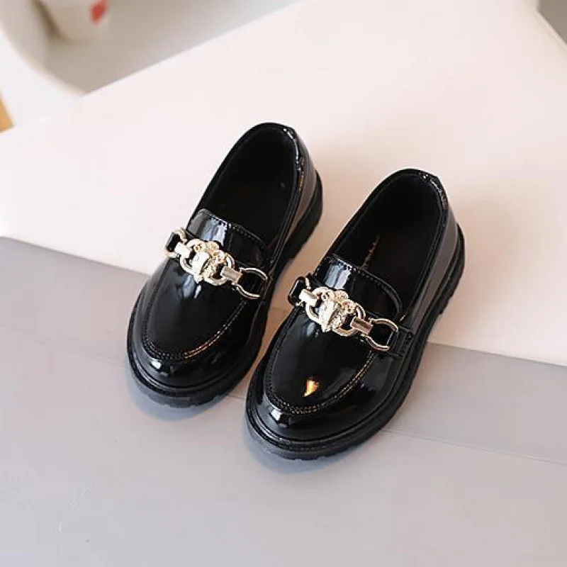 Children Leather Shoes for Boys Girls British Style Oxfords Vintage Kids Flats for School Party Formal Wedding 21-36 New