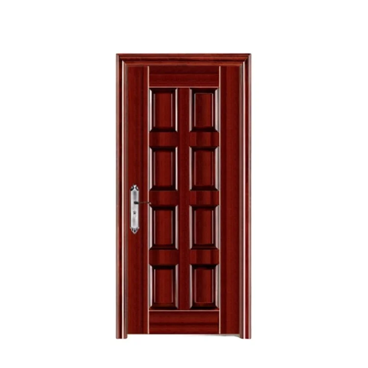 Бронированные стальные двери BOWDEU для дома наружные главные входные и гаражные ворота одностворчатые в