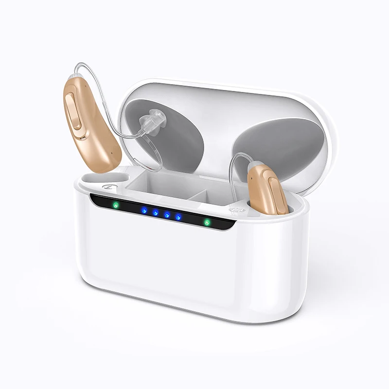 skin color Hearing Aids Rechargeable Medical Bluetooth OTC Self Fitting Hearing Aid For The Deaf