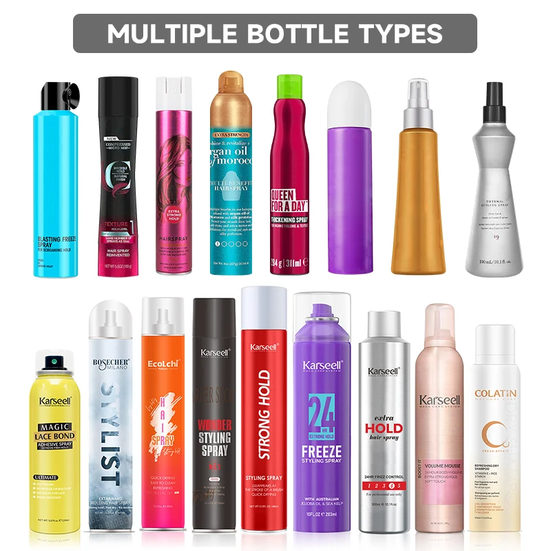 Ecolchi Customized Hair Spray Organic Herbal Argan Oil Hair Care Nourish Strong Hold Hair Styling Spray