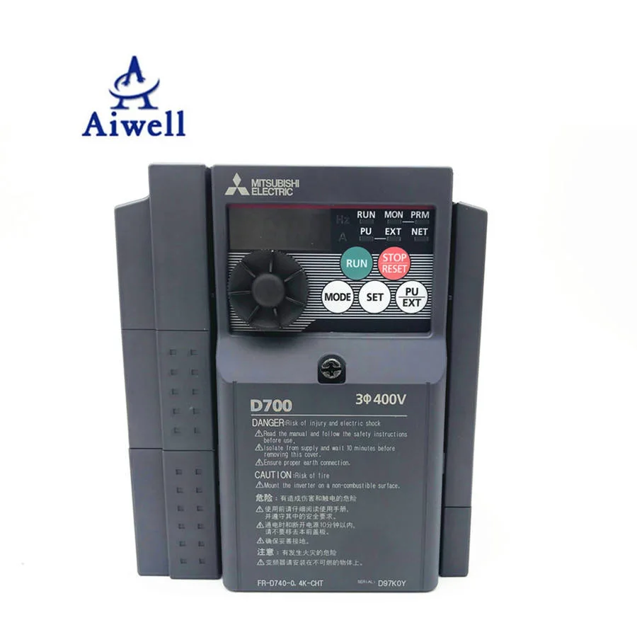 400W Mitsubishi Inverter Frequency Converter FR-D740-0.4K-CHT