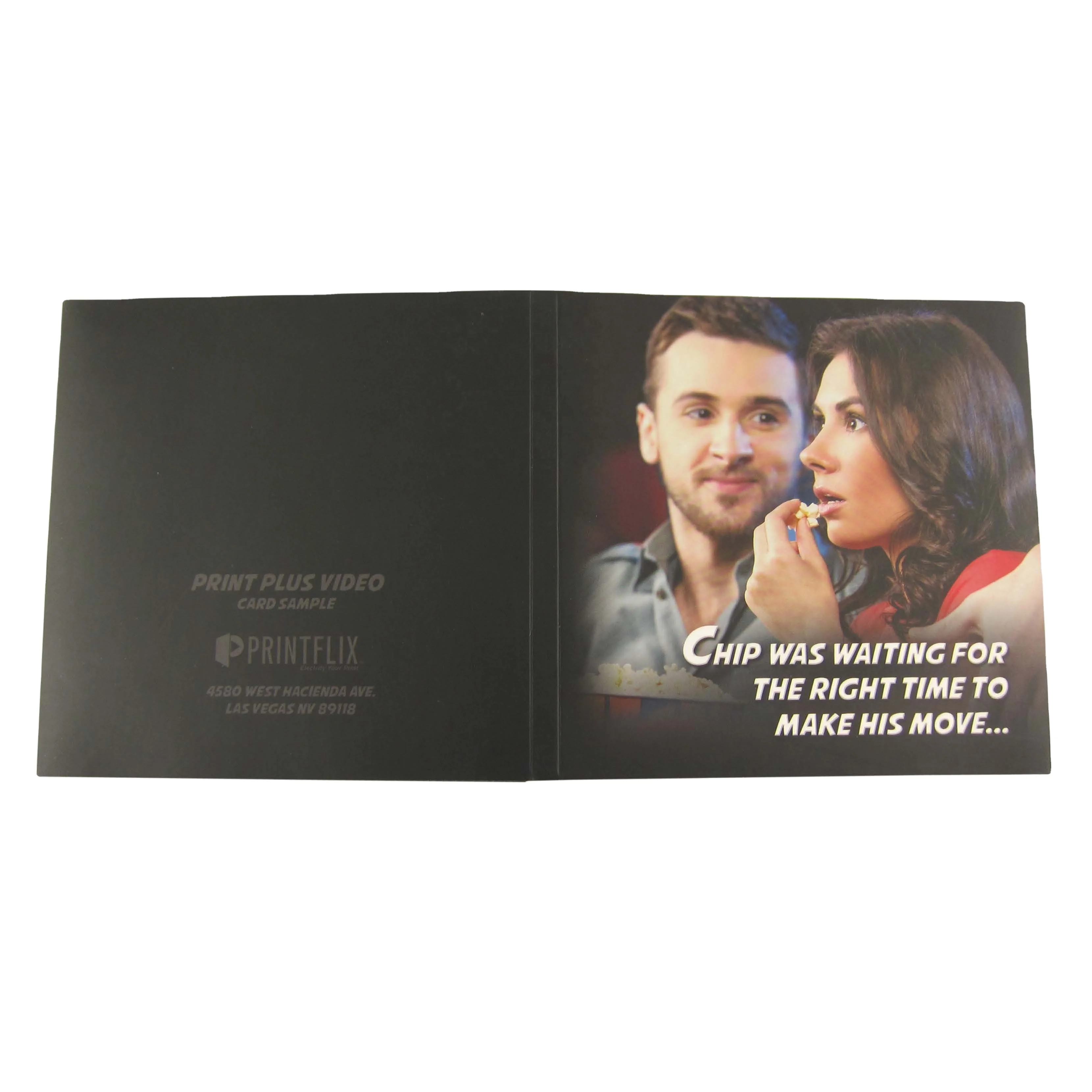 2.8inch Customized printing lcd screen video brochure for advertising & weeding invitation card book digital catalog