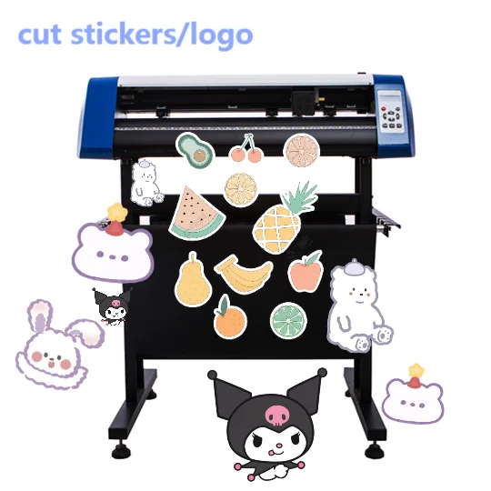 720mm flat cutting plotter camera auto contour automatic cutting plotter servo motor auto feeding label cutter EH-720ASF