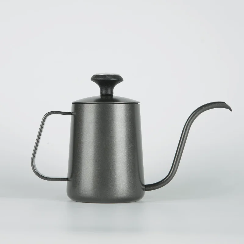 Hot Selling New Design Stainless Steel Goose Neck Coffee Kettle Black Espresso Pour Over Coffee