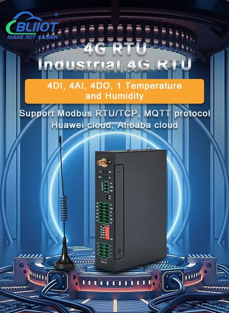 RS485 modbus rtu serial port modbus rtu modem for remote control smart sensor and smart meters