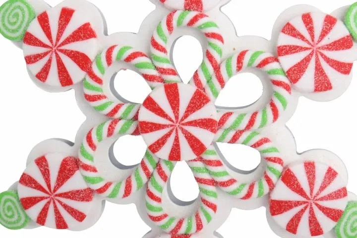 New Multicolor Handmade Snowflake Ornaments Bread Soil Snowflake Pendant for Christmas Tree Decoration