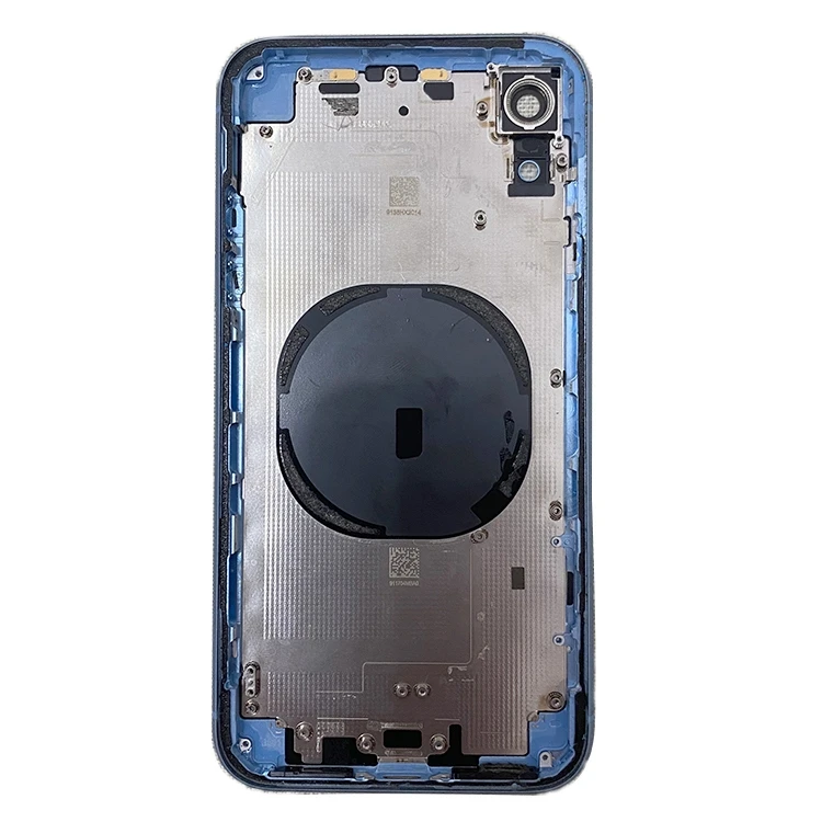 Squarish Back Housing Battery Back Housing Frame with Logo for iPhone 6 7 8 Plus X XR XS 11 12 13 Pro Max Back Housing Cover