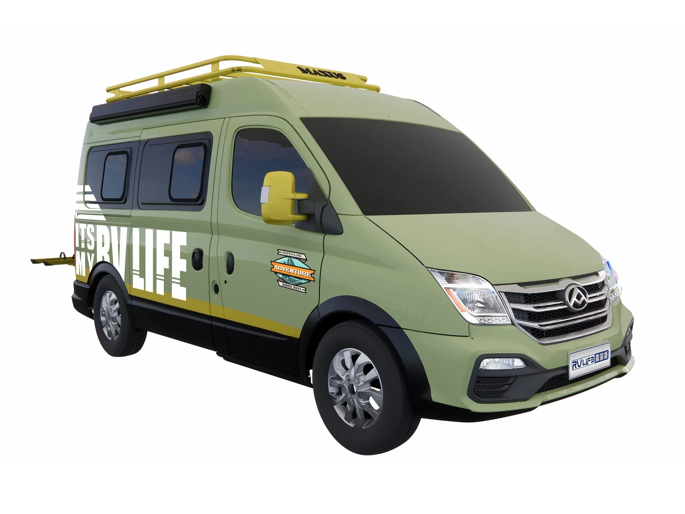 2024 SAIC MAXUS V80 RV 2.0 T Caravan AMT with Generator, Solar Panel, air Conditioner, Private Bathroom, Washer, Fridge