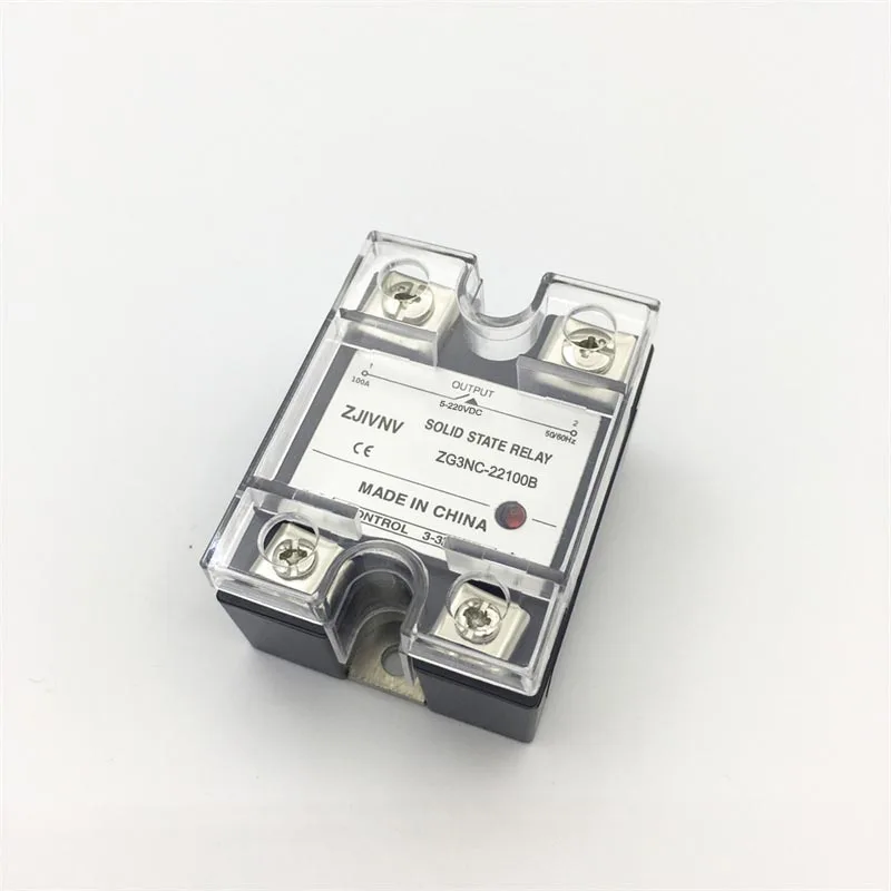 100A No Electromagnetic Interference DC-DC Single Phase Solid State Relay SSR-100DD 5-220VDC Control 3-32VDC ZG3NC-22100B