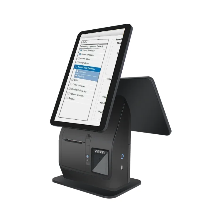 Mobile all in one touch automatic android provide self service ordering pos machine kiosk for restaurant supermarket
