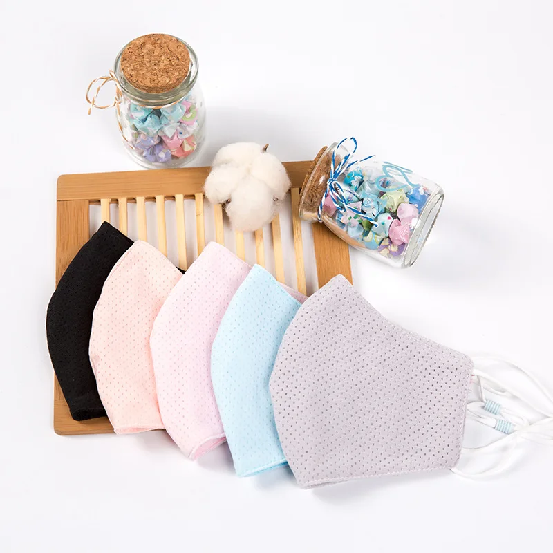 New Silk Cotton Masks Adjustable Smart Facemask Sports Reusable Face-mask training sport  mask