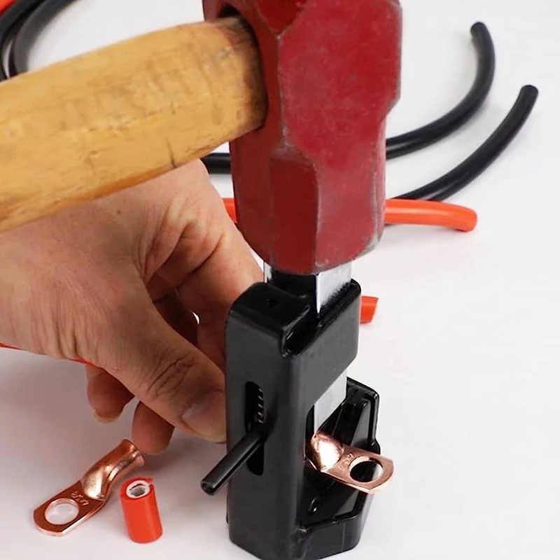 Hammer Lug Crimper Tool for 8 AWG - 0000 AWG Battery and Welding Cables