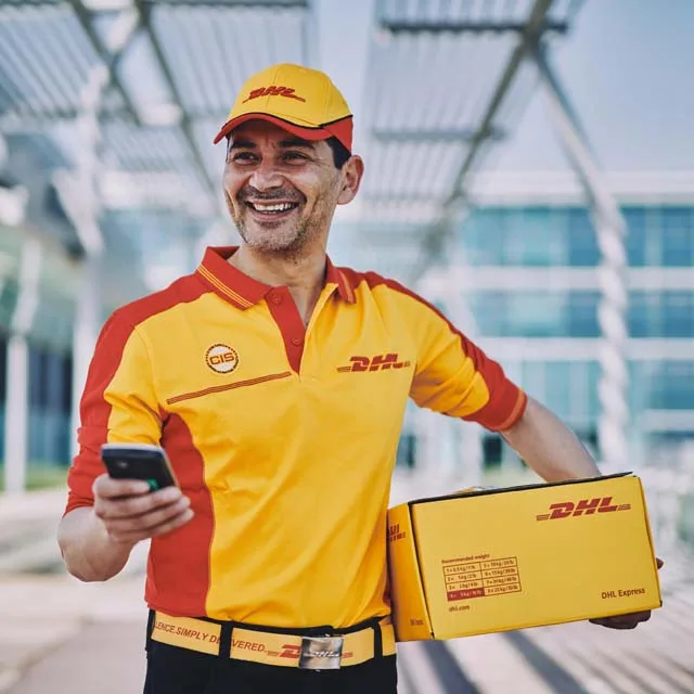 DHL от двери до двери служба доставки экспресс-экспедитор авиаперевозчик Китай в Катар Кувейт Джордан Турция Ближний Восток