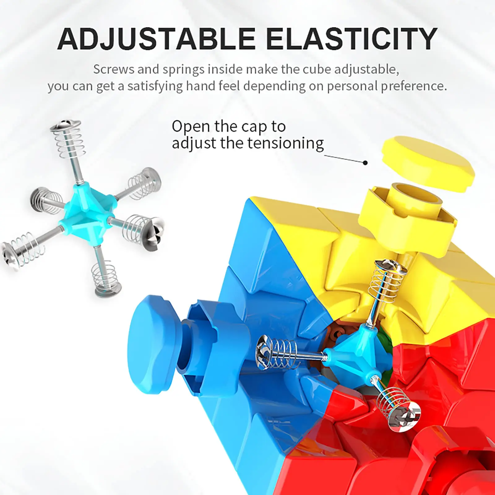 Hot Sales Magic Cube MOYU MeiLong 3x3x3 Stickerless macaron Speed Puzzle Cube Toys