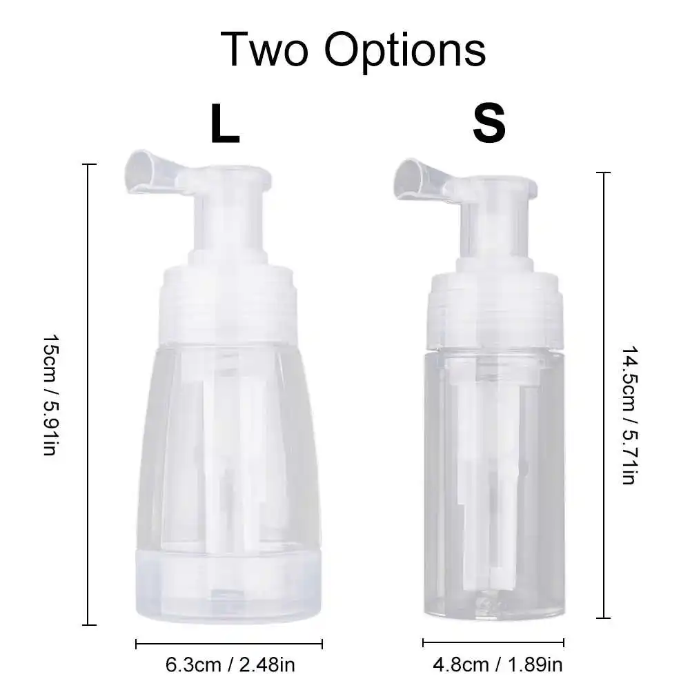 
China manufacturer 110 ml dusting powder containers for hair beauty salon baber 