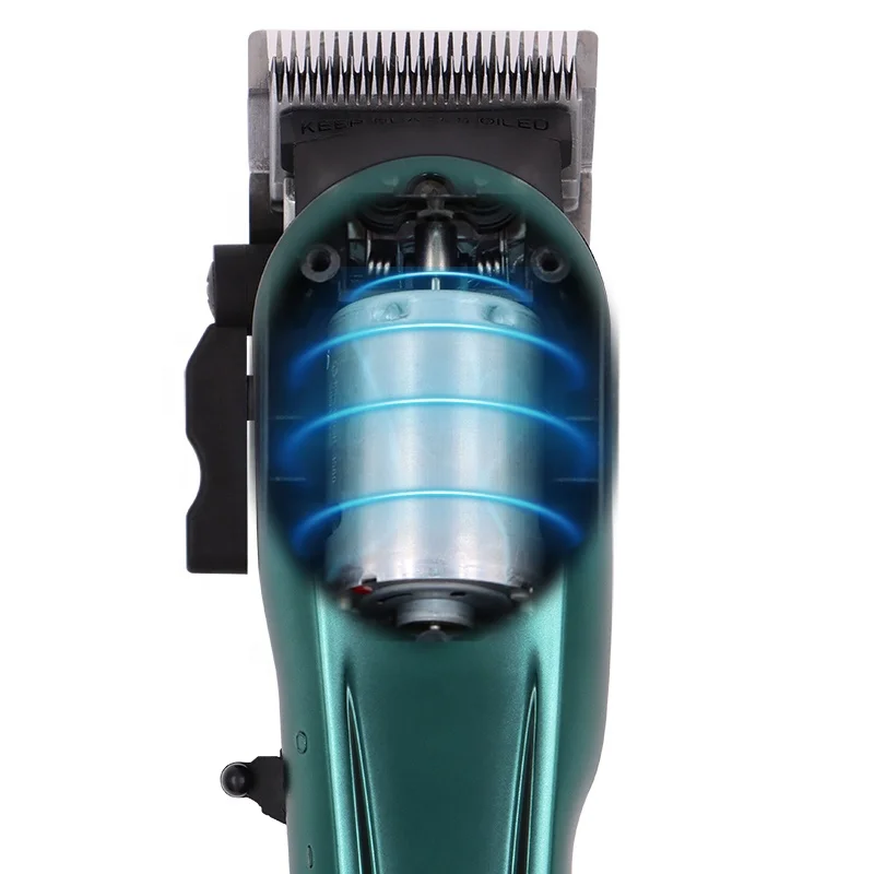 2024 New Design Professional Barber Use Cordless Hair Clipper Hair Trimmer with Charging Base Stand