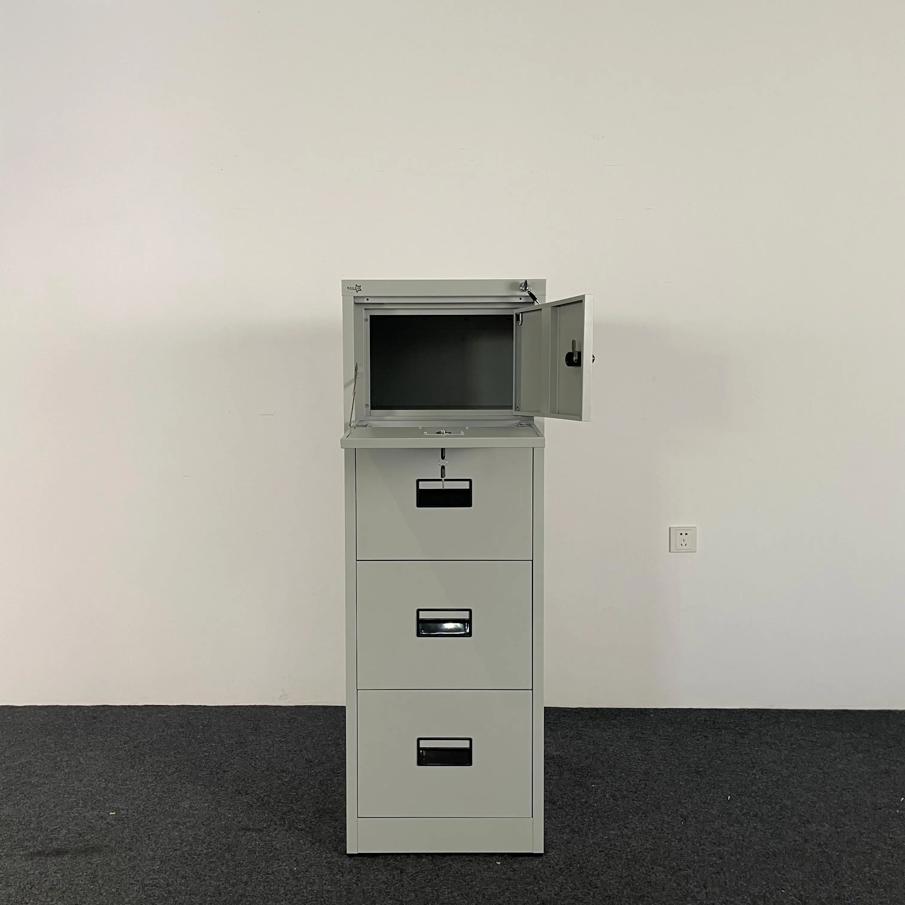 office drawer cabinet metal 4 drawer cabinet with safe box home office storage cabinet drawer