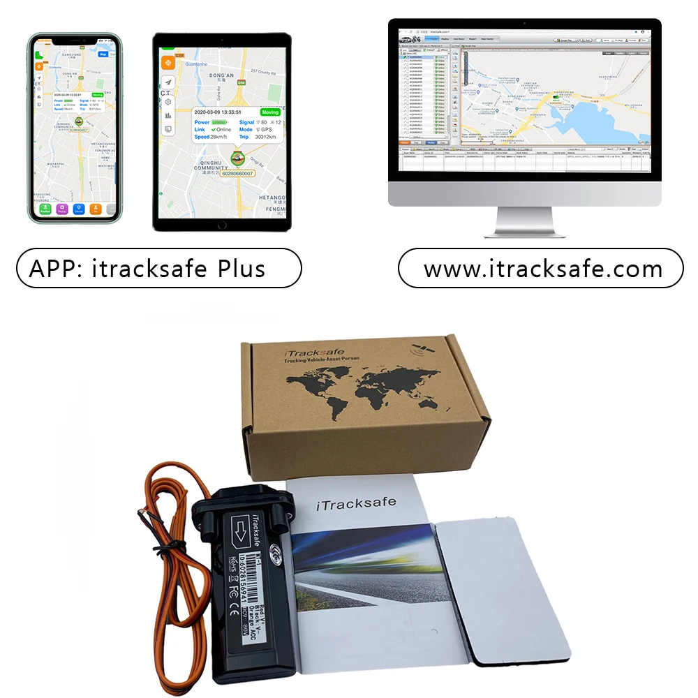 real time tracking stop engine wireless  bicycle Gps tracking device car tracker