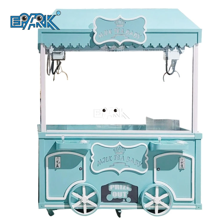 Indoor Amusement Park Coin Operatyed Coin Pusher Claw Machine For 2 Kids