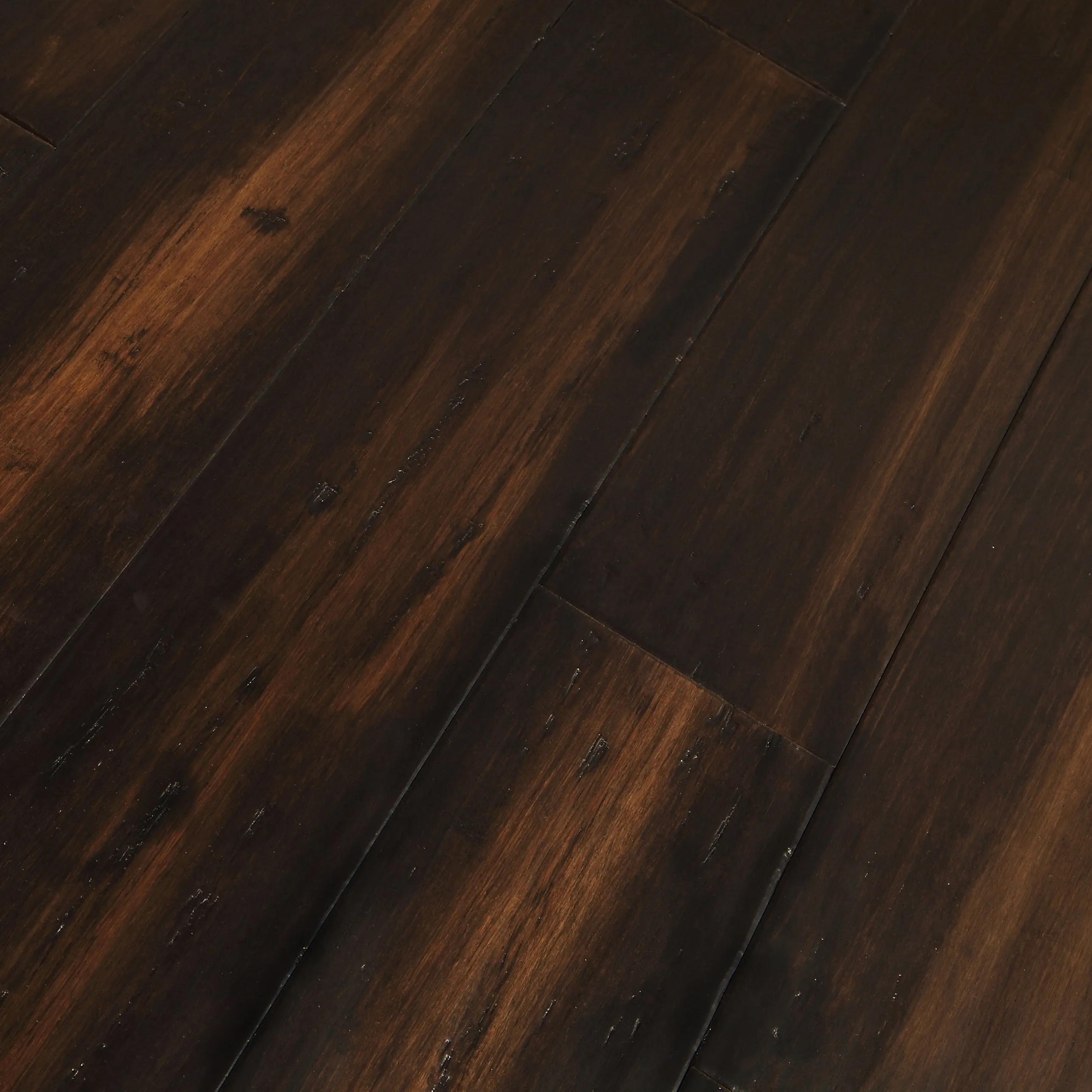 High Quality Modern Black Indoor Embossed  Solid Wood Strand Woven Bamboo Flooring