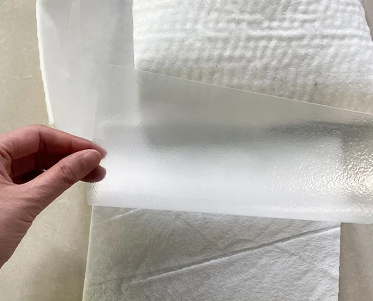 Composite geomembrane impermeable composite  One piece of geotextile and one landscape lake filament composite geomembrane