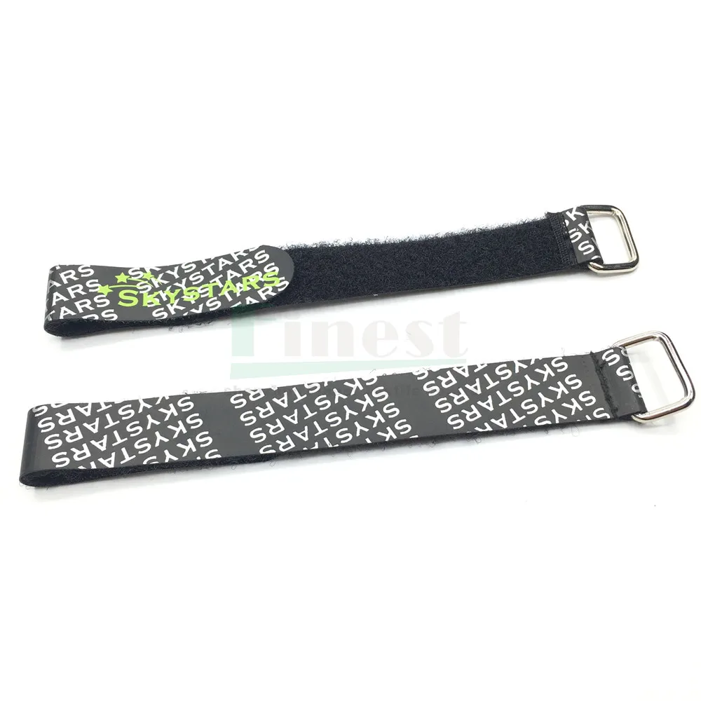 Adjustable Logo printed Hook and Loop Grippy backed with Rubber Silicone Nylon Rc velcroe Straps