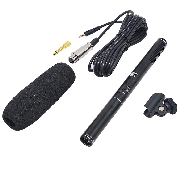 For DSLR Camera Video Camcorder Condenser Microphone Interview Mic 3Meter Effective Pickup Range