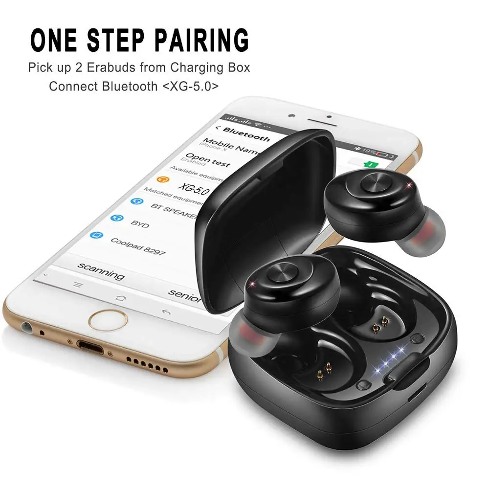 
New Products trending Amazon Free Shipping Noise Cancelling Wireless Bt Earphone Headset Earbuds Headphones 