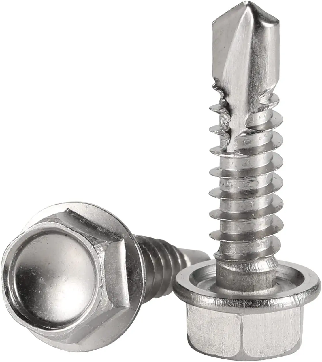 Stainless Steel Hex Washer Head Self Drilling Screws Self Tapping Self-tapping roofing screws for metal