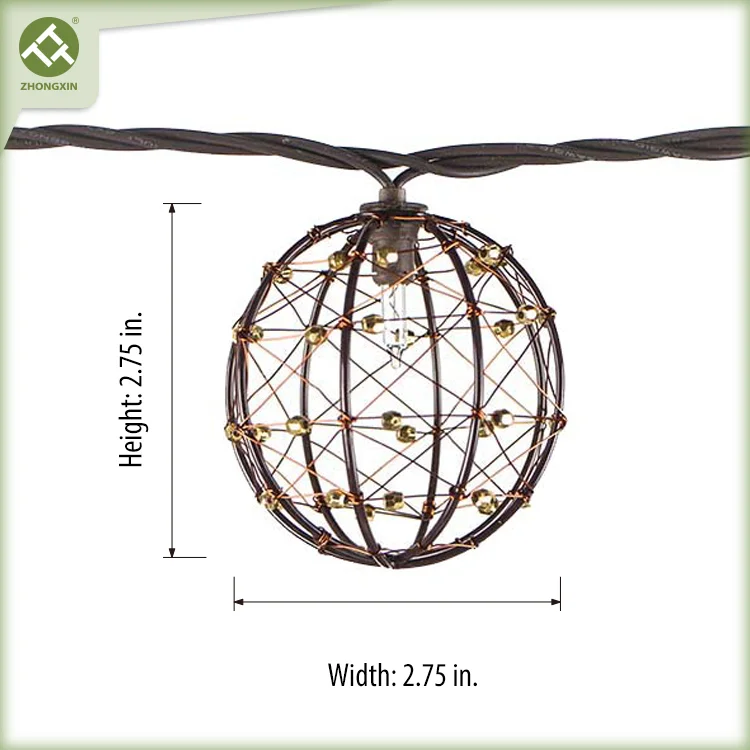 Wholesale 10 Light Decorative Copper Wire Led String Lights Outdoors