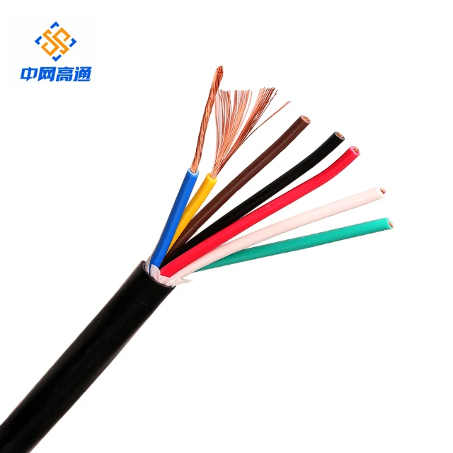 CE Certification 6 core 0.15mm RVSP/RS485 Twisted Pair Signal Cable For Computer Automation Systems