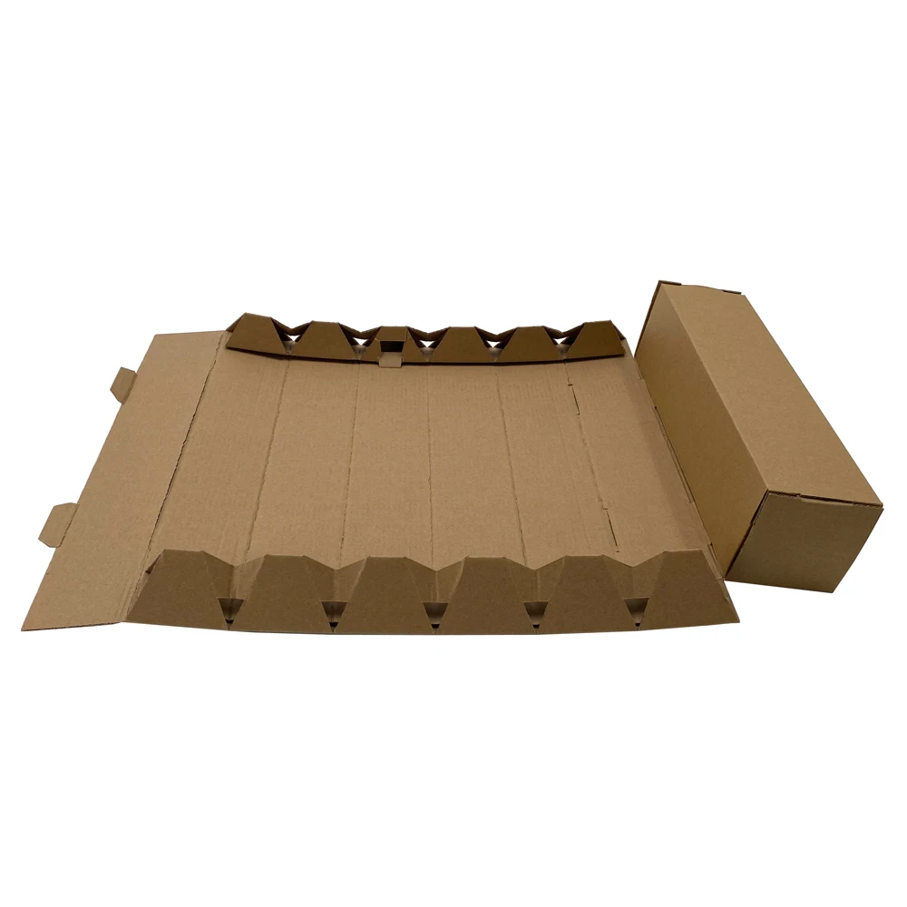 Custom Logo paper cardboard kraft corrugated wine bottle shipping boxes packaging for bottles