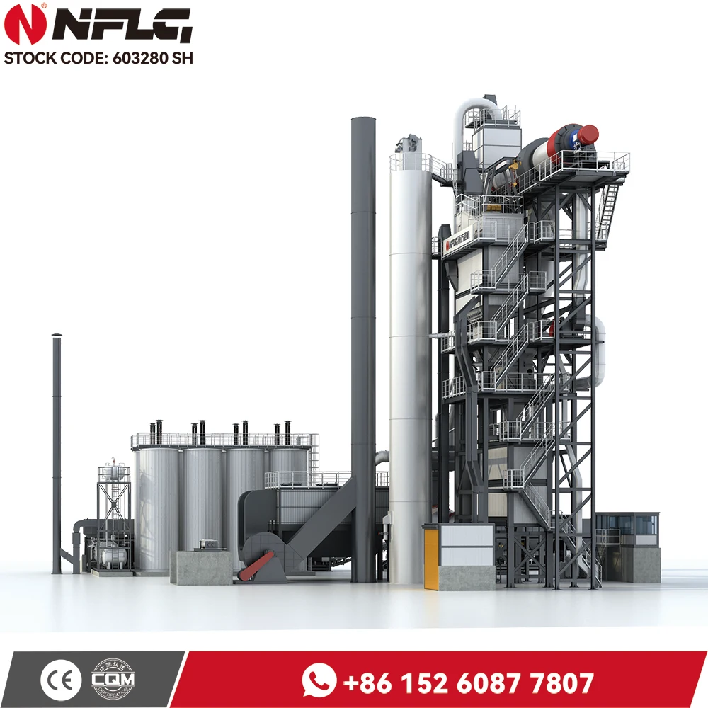Quality authentic road construction equipment LBNZ2000 hot mix asphalt batching plant for sale