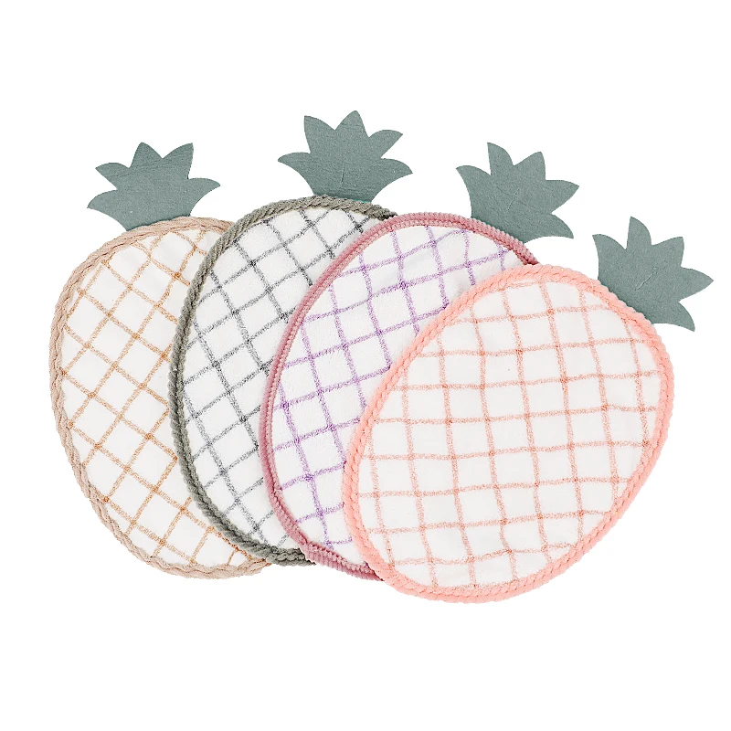 New design Coral Fleece microfiber household cleaning high-water absorption hanging hand towel